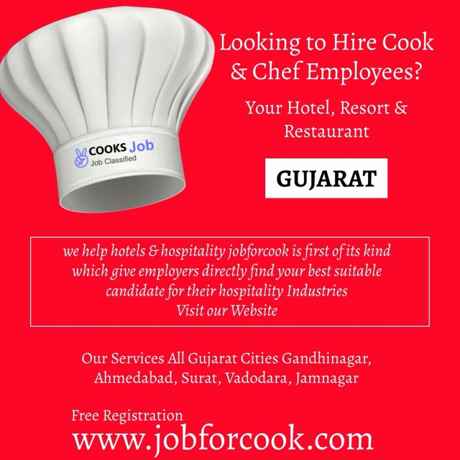 Chefs cooks hiring agency gujrat india for hotels restaurants
