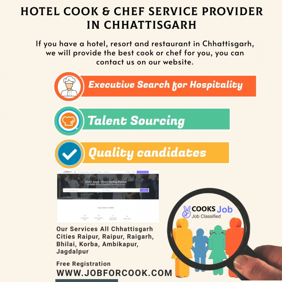 25 cooks available  looking for jobs Chhattisgarh India