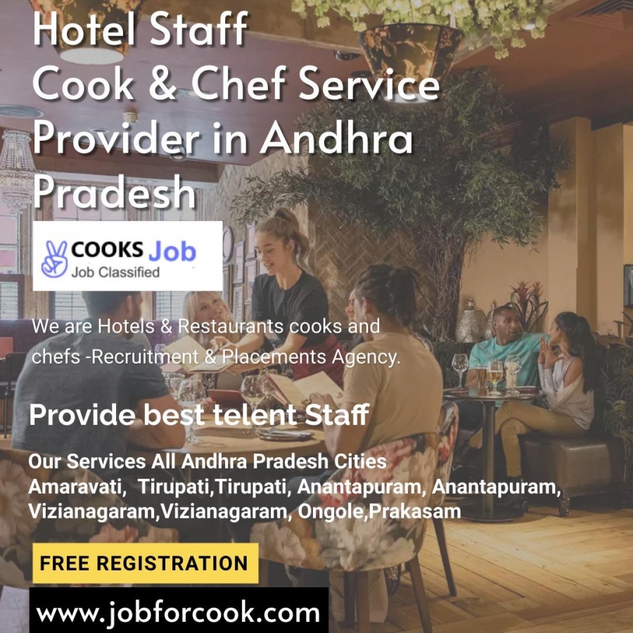 How to find a chef in Andhra Pradesh for hotels Resorts restaurant