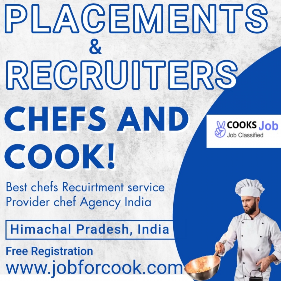 Himachal chefs cooks placements
