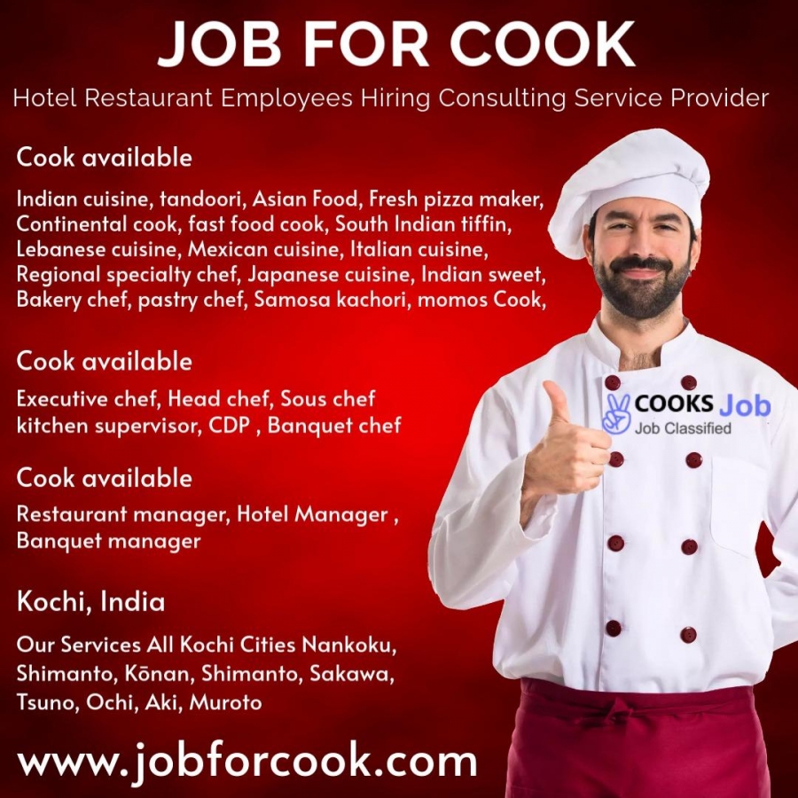 Executive chef ( head chef) Placements  Agency Kerala