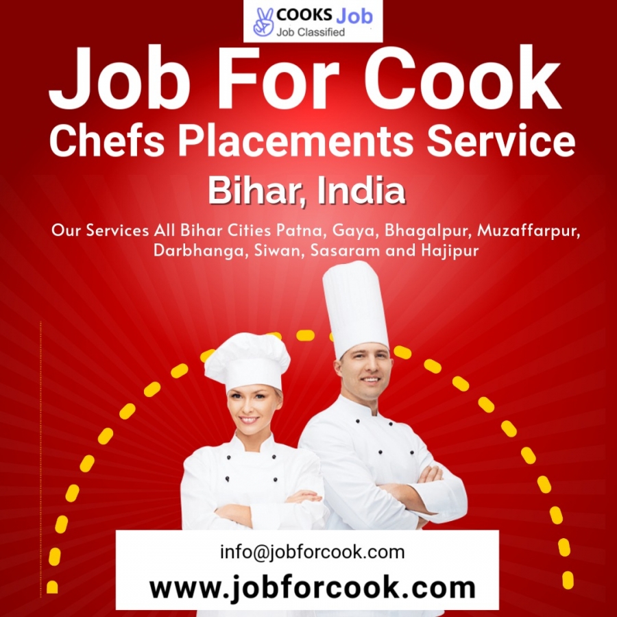 Bihar chef cook commis placements agency 