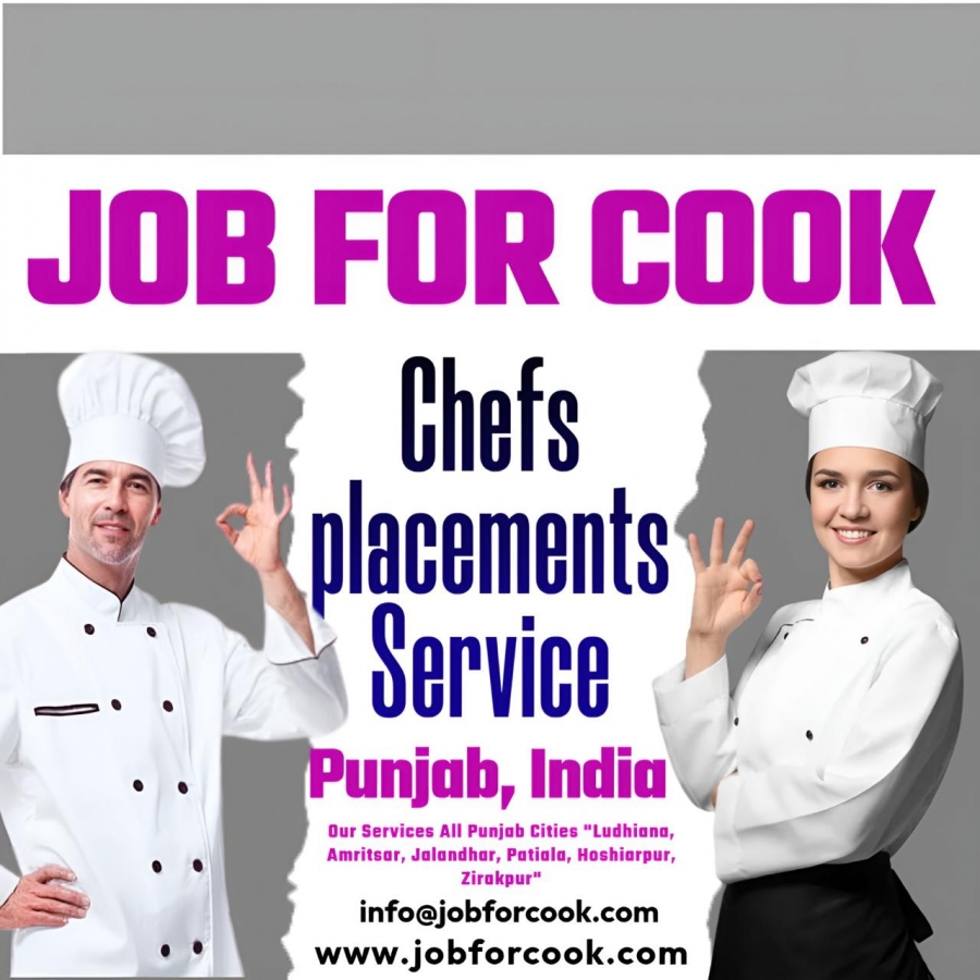 Chefs cook Hiring Portal website Punjab 