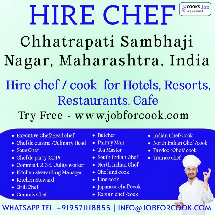 Chhatrapati Ngar Ulhasnagar Beyond Thane Mumbai chefs cooks available