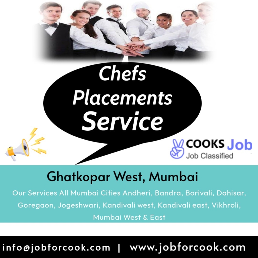 Mumbai Executive chef and cooks Hiring agency ghatkopar