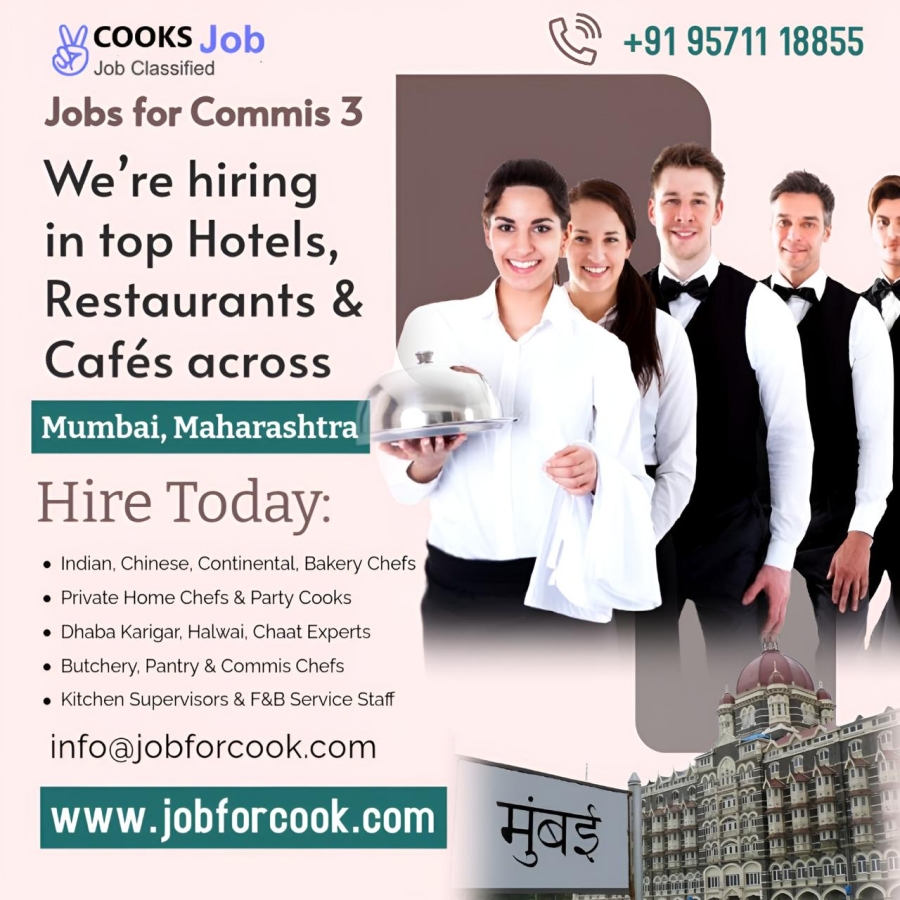 Mumbai Jobs for cooks and chefs website 